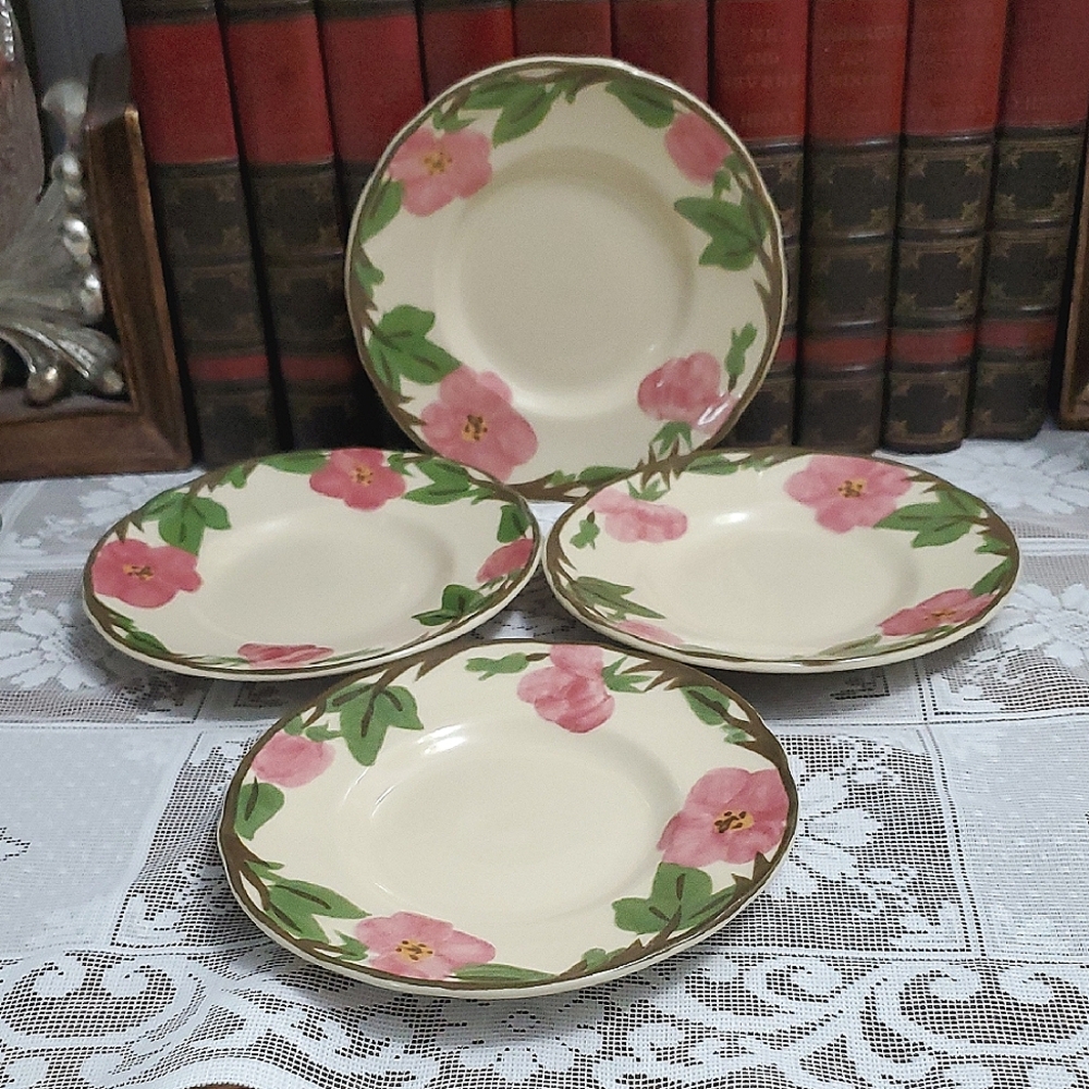 Franciscan Desert Rose Bread Plates Set of 4